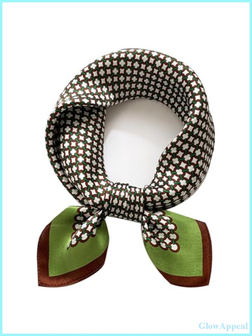 100% Mulberry Silk Square Scarf Women 21x21 Lightweight Fashion Accessory